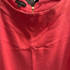 Talbots Vibrant Red/orange dress